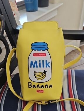 Banana Milk Yellow Crossbody Bag